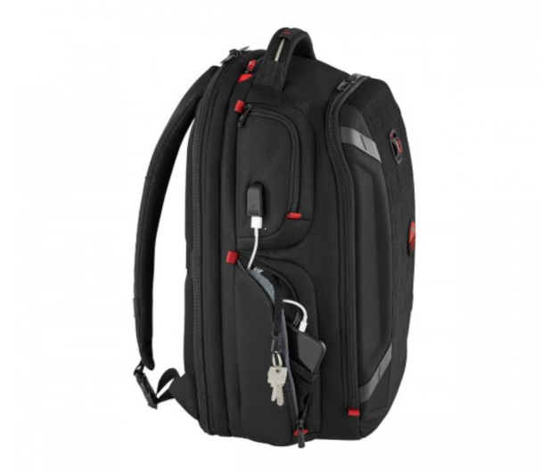 WENGER PlayerOne Gaming Backpack czarny 17.3" 611650 - 729386 - zdjęcie 4